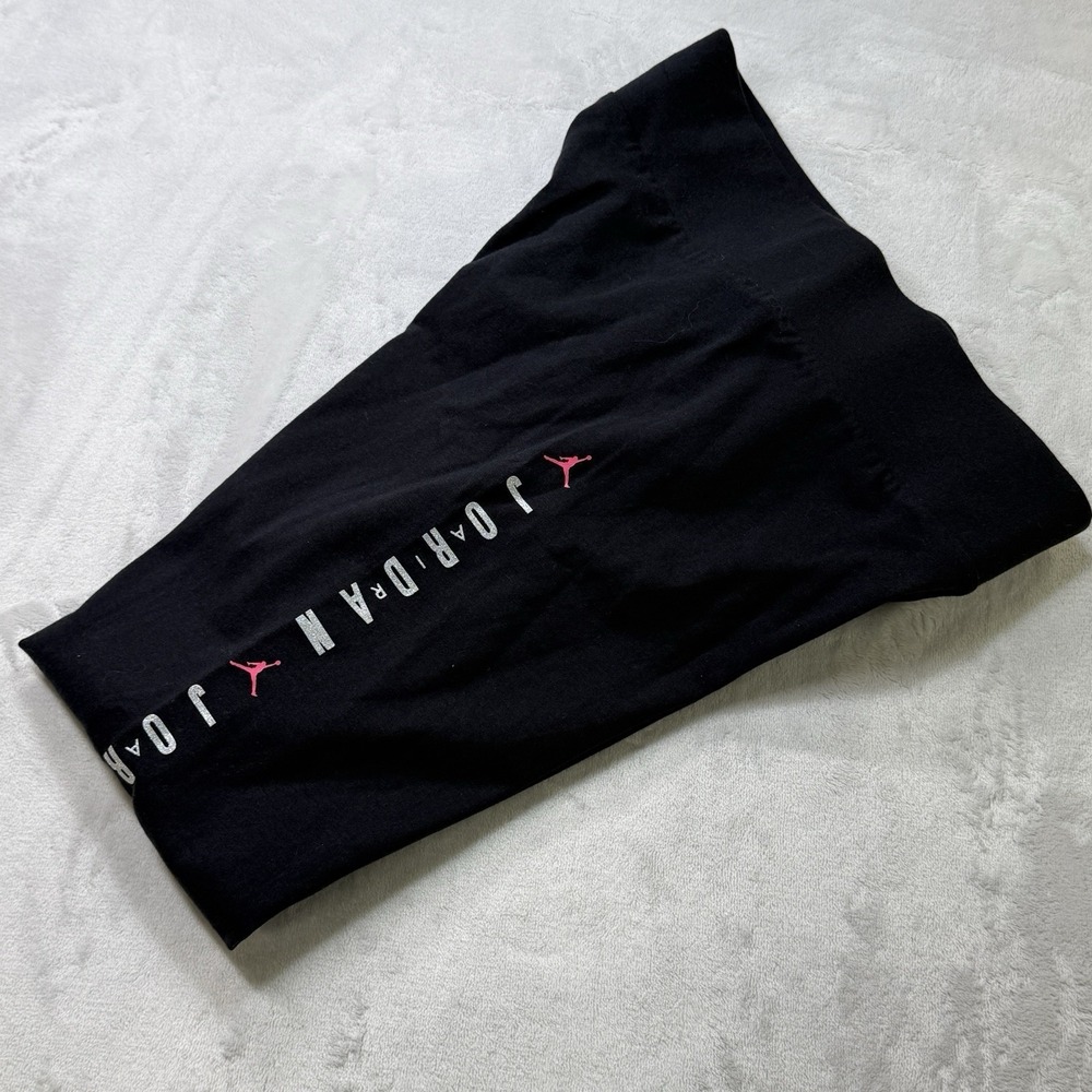 NWT Girls Jordan Leggings XL‎ Black Pink Jumpman 13-15 Yrs